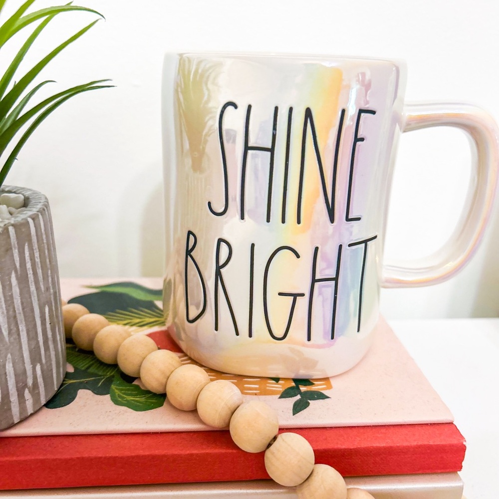 Rae Dunn Shine Bright Iridescent Mug
